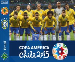 пазл Бразилия Кубок Америки 2015